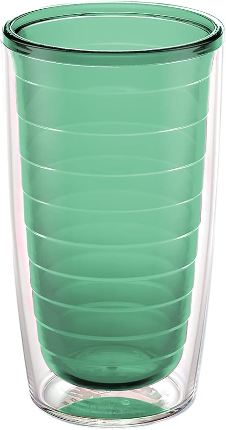 Tervis Clear & Colorful Tabletop Made in USA Double Walled Insulated Tumbler Travel Cup Keeps Drinks Cold & Hot, 16oz, Mangrove Green - Image 2