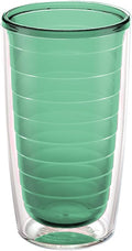 Tervis Clear & Colorful Tabletop Made in USA Double Walled Insulated Tumbler Travel Cup Keeps Drinks Cold & Hot, 16oz, Mangrove Green by TervisTumblerCompany