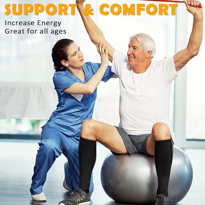 CASMON 2 Pairs Zipper Compression Socks - Image 5