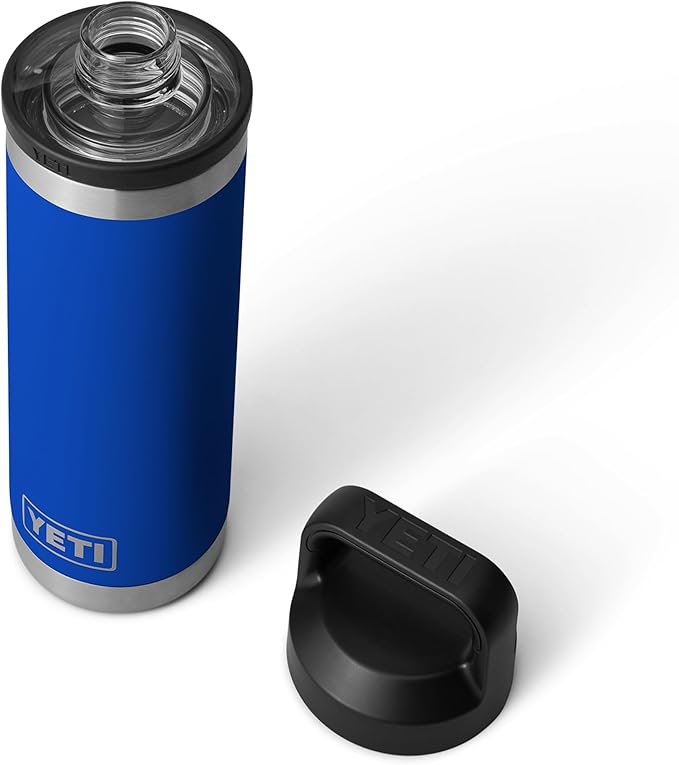 YETI Rambler 18 oz Bottle, Leakproof, Vacuum Insulated, Stainless Steel with Chug Cap, Royal Blue - Image 3