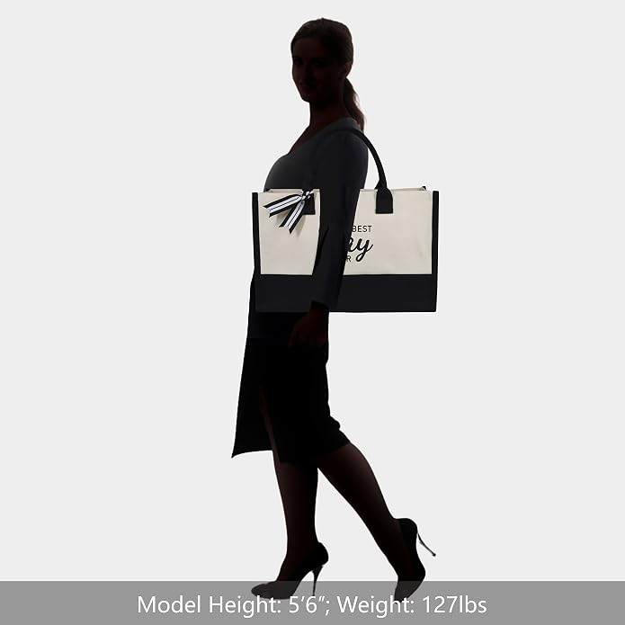 TOPDesign Canvas Tote Bag, Bridal Shower Gifts - Image 5
