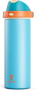 24 oz Insulated Water Bottle for Men: Meoky Stainless Steel Water Bottle with Straw and Spout Lid - Leak Proof, Cold for 24 Hours, Fits in Car Cup Holder, BPA-Free for Sports Travel, Summer Sweetness by MEOKY