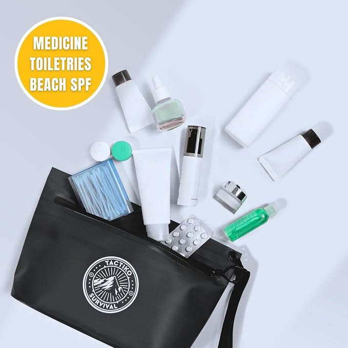 3-Pack Tactiko Heavy-Duty Splash Water Resistant Zipper Pouches - Image 4