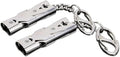 Whistle Emergency Whistles Keychain Rape Whistle Stainless Steel High Decibel by binboll
