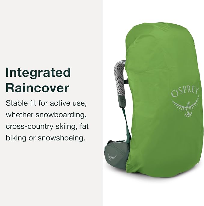 Osprey Atmos AG LT 50L Men's Backpacking Backpack, Scenic Valley/Green - Image 5