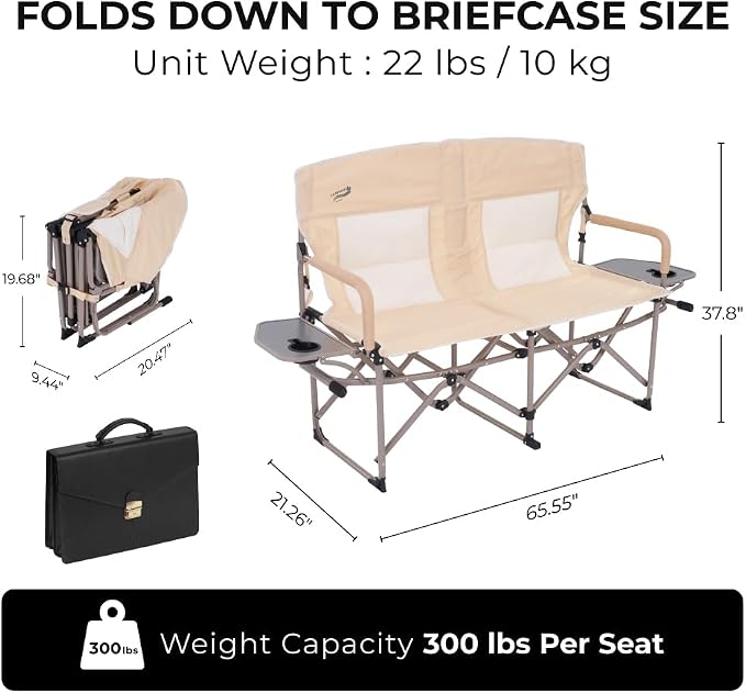 Heavy Duty Portable Folding Camping Chair - Image 2