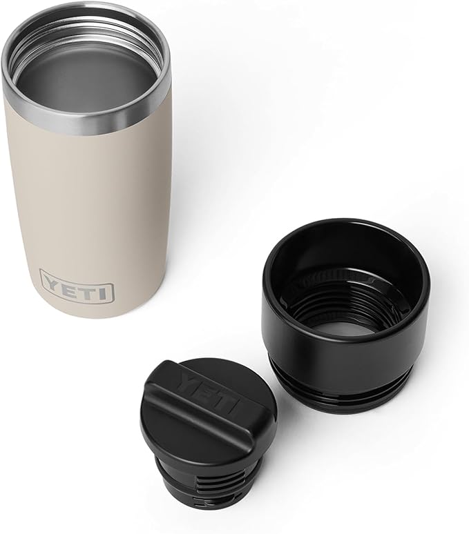 YETI Rambler 12 oz Travel Bottle, Stainless Steel, Vacuum Insulated with Leakproof Commuter Cap, Cape Taupe - Image 3