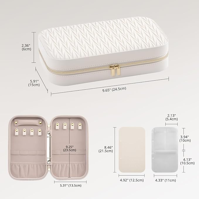 Lolalet Travel Jewelry Organizer, Jewelry Storage Case - Image 6