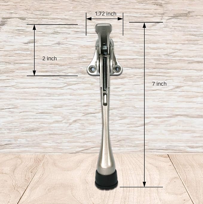 Door Stopper, One-Touch semi-Automatic Metal Door Stopper, - Image 5