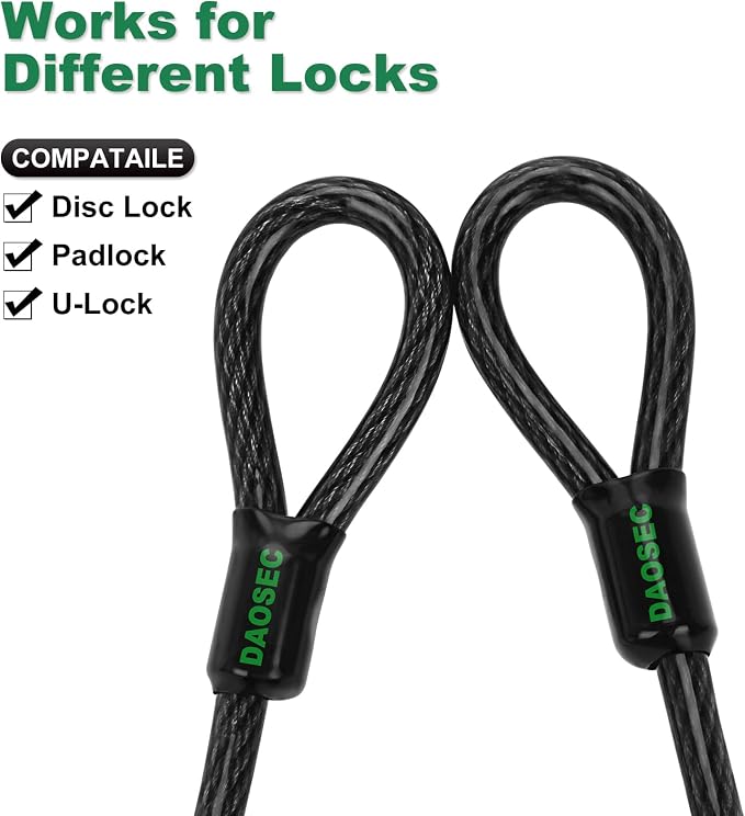 20 ft x 1/2" Heavy Duty Cut-Proof Security Cable | Flexible Vinyl-Coated - Image 5
