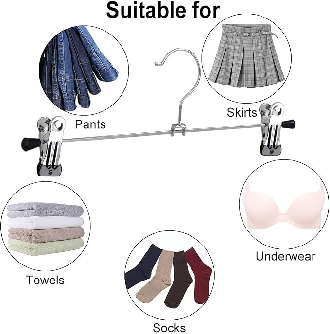 NORTHERN BROTHERS Pants Hangers 50 Pack, Skirt Hangers - Image 5