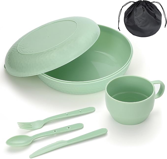 HOMQUEN 6-Piece Camping Mess Kit by HOMQUEN