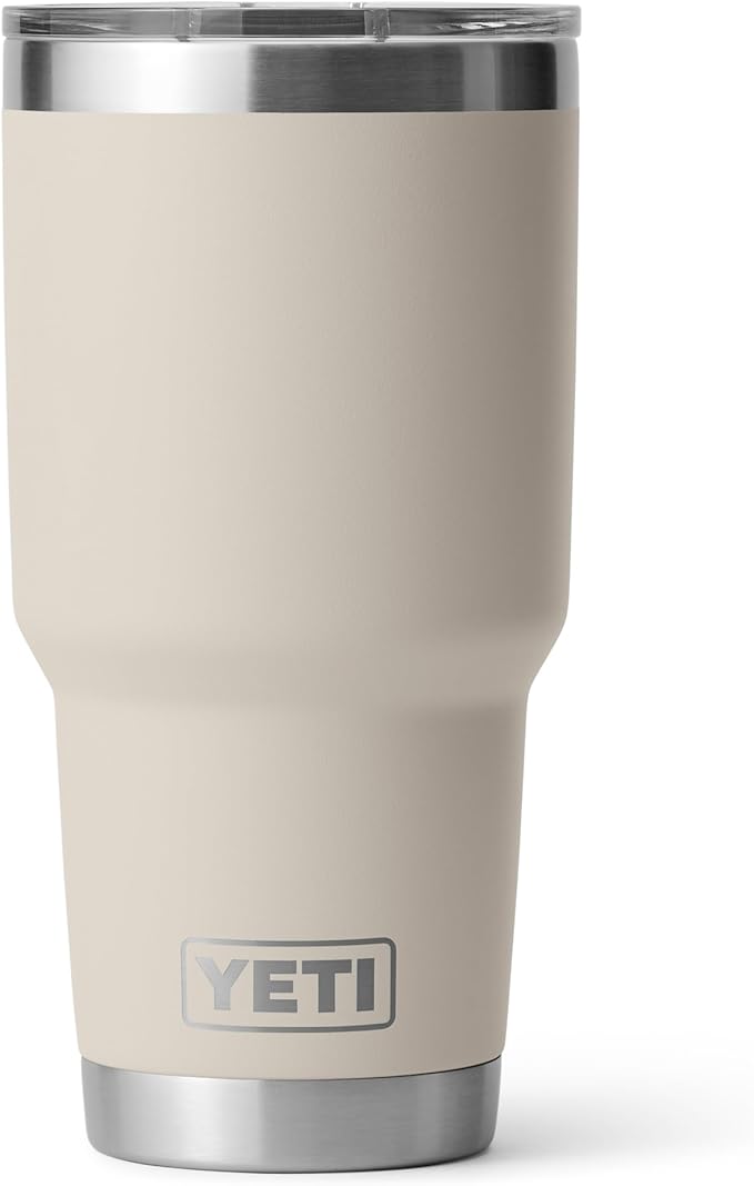 YETI Rambler 30 oz Tumbler, Stainless Steel, Vacuum Insulated with MagSlider Lid, Cape Taupe by YETI