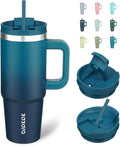 BJPKPK Tumbler With Handle And Straw 30oz Insulated Tumbler Cups With Lid Stainless Steel Travel Coffee Mug,Indigo Black by BJPKPK