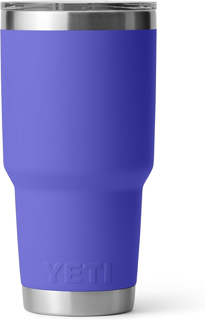 YETI Rambler 30 oz Tumbler, Stainless Steel, Vacuum Insulated with MagSlider Lid, Ultramarine Violet - Image 5