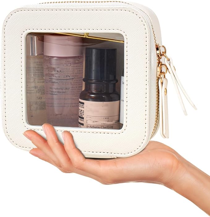 Travel Clear Makeup Bag Set, TSA Approved Cosmetic Bag Case - Image 7