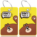 2PCS 2303 Bright Silicone Luggage tag by SIVEUMIL