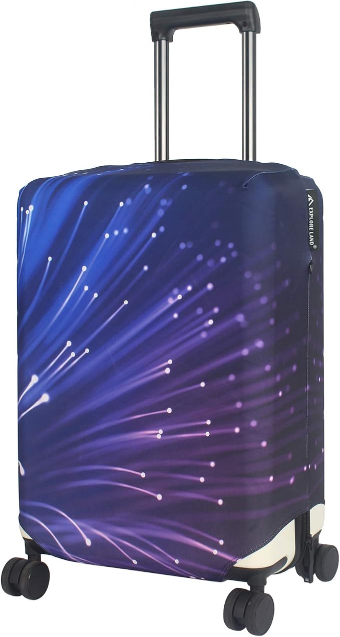 Explore Land Travel Luggage Cover Suitcase Protector Fits 18-22 Inch Case - Image 8
