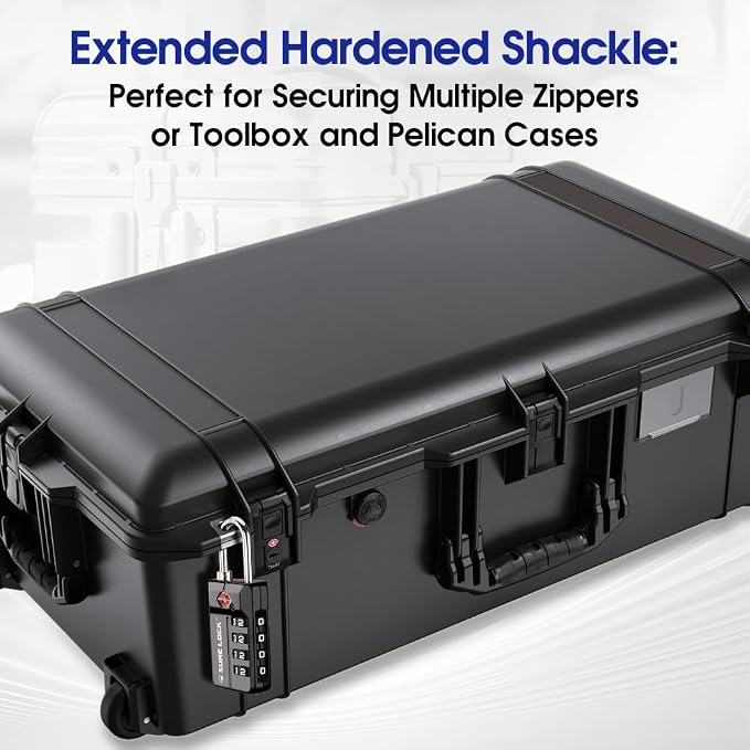 SURE LOCK TSA Approved 4-Digit Resettable Combination Luggage Locks - Image 7