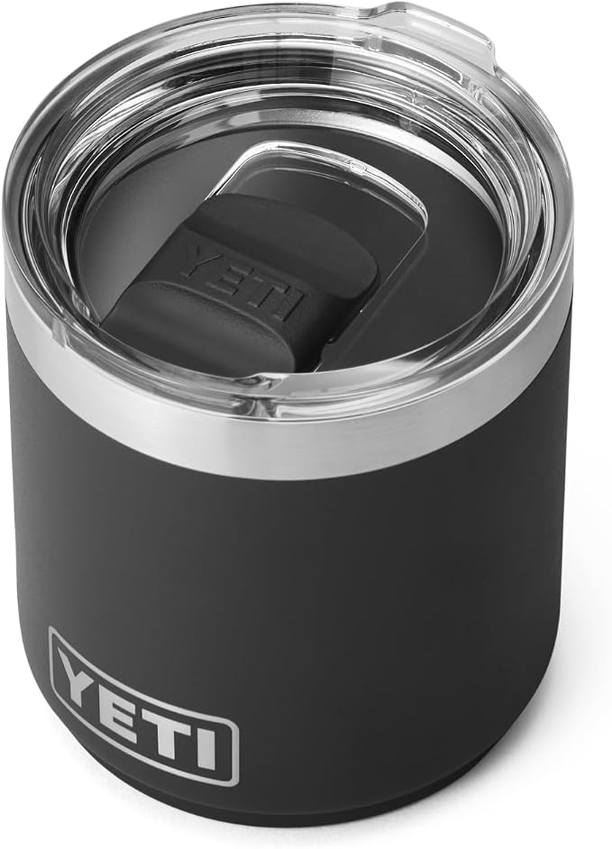 YETI Rambler 10 oz Stackable Lowball 2.0, Vacuum Insulated, Stainless Steel with MagSlider Lid, Black - Image 4