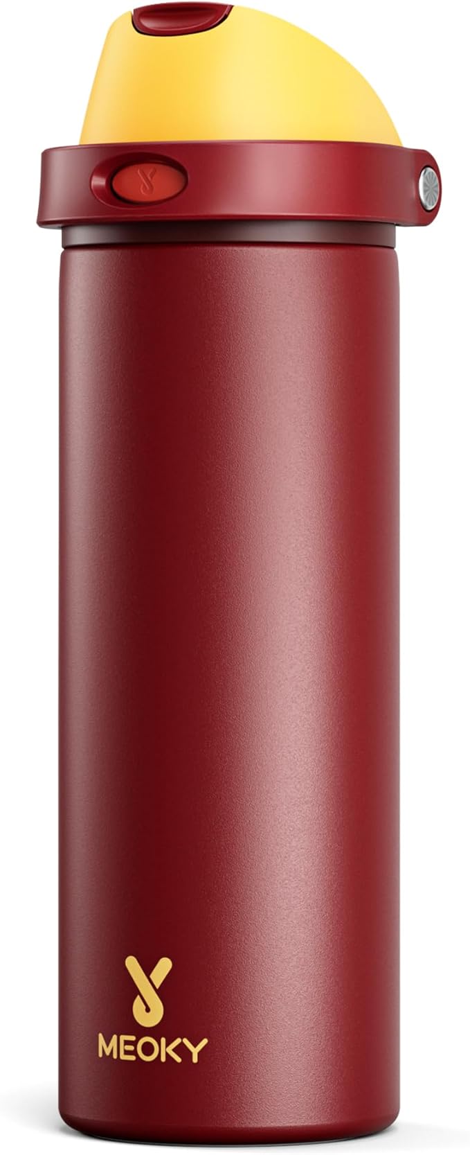 24 oz Insulated Water Bottle for Women: Meoky Stainless Steel Water Bottle with Straw and Spout Lid - Leak Proof, Cold for 24 Hours, Fits in Car Cup Holder, BPA-Free for Sports Travel, Gryffindor by MEOKY