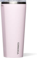 Corkcicle Classic Tumbler - Keeps Drinks Cold for 9 Hours & Hot for 3 - Triple-Insulated Stainless Steel - Holiday Tumbler Gift - 24 oz - Powder Puff by Corkcicle
