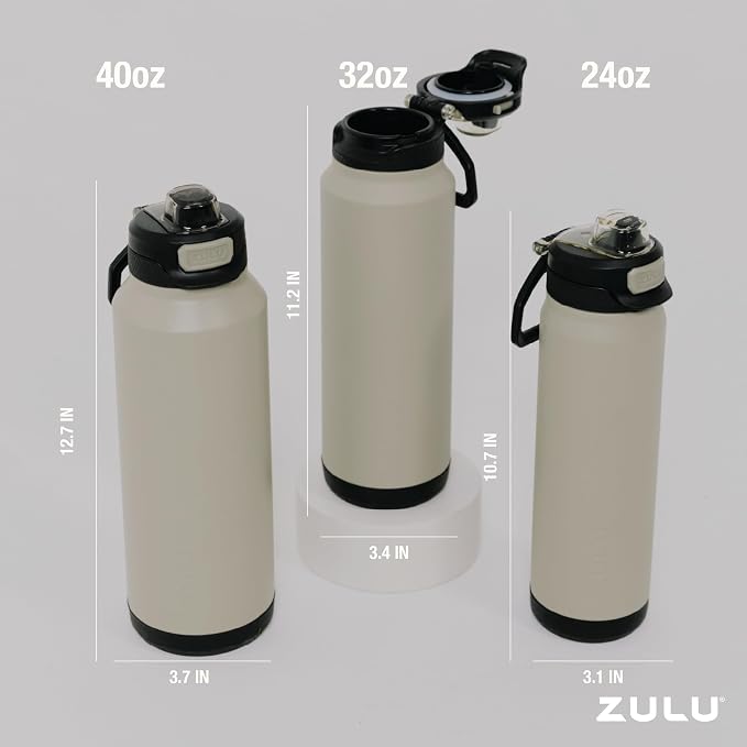 ZULU Powerfill Pro 24oz Stainless Steel Water Bottle - Image 7