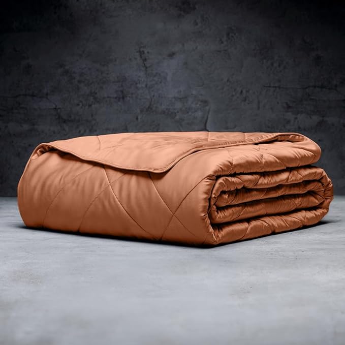 LUXOME Lightweight Blanket | 100% Rayon from Bamboo Fabric & Fill | Full/Queen by LUXOME