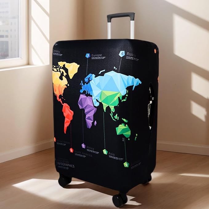 WUJIAONIAO Travel Luggage Cover Baggage Suitcase Cover Protector Skins 18-32 - Image 7