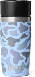 YETI Rambler 12 oz Travel Bottle, Stainless Steel, Vacuum Insulated with Leakproof Commuter Cap, Blue Camo by YETI