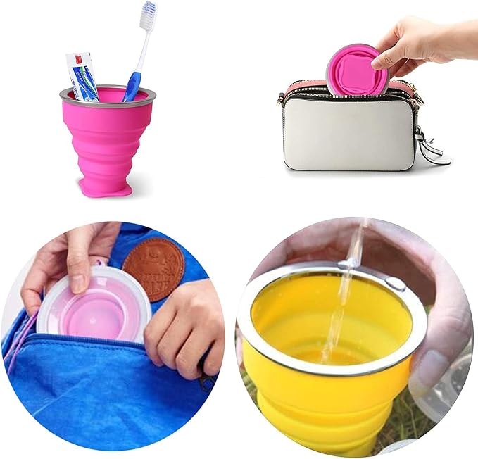 Collapsible Silicone Foldable Cup - Image 4