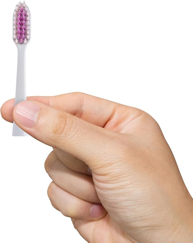 GUM Sonic Powered Toothbrush Refills, Tapered Bristles Clean Below The Gumline - Image 3