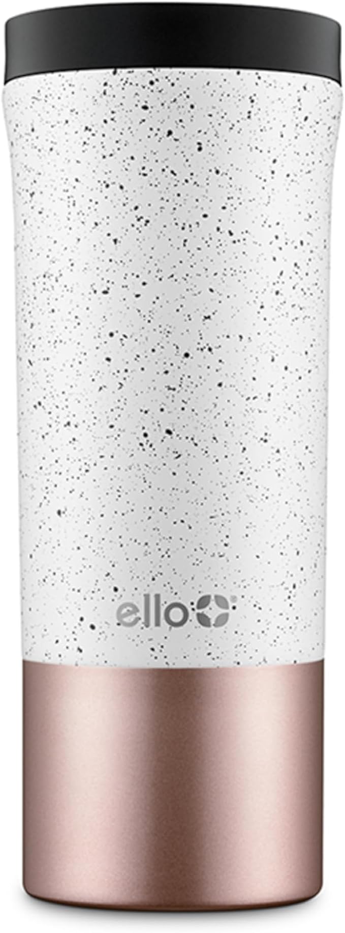 Ello Miri 16oz Vacuum Insulated Stainless Steel Travel Mug, Leak-Proof Slider Lid, Keeps Hot for 5 Hours, Perfect for Coffee or Tea, BPA-Free, Fits Most Cupholders, Holiday Gift, Speckle by Ello