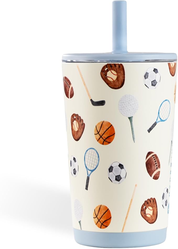 HydroJug Everyday Tumbler 14 oz – Ceramic-Lined Insulated Tumbler with Straw and Soft-Touch Lid, Cup Holder Friendly, Double-Wall Vacuum Insulation, Reusable Travel Cup – Sports - Image 4