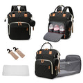 Diaper Bag Backpack with Changing Station Portable 3 in 1 Multifunction by %E2%80%94%E2%80%94BeautyHealthFamily%E2%80%94%E2%80%94