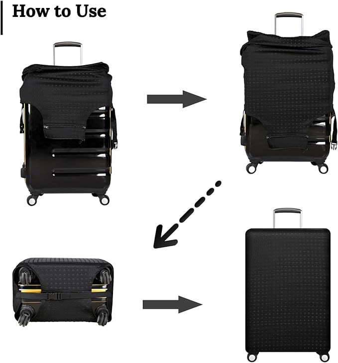 Luggage Cover, THome Protective Washable Suitcase Cover - Image 7