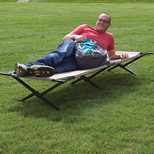 Coleman Trailhead II Large Folding Cot with Easy Setup & Takedown, Supports Adults up to 6ft 2in or 300lbs, Great for Camping, Lounging, Elevated Sleeping, Guests, & More - Image 4