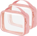 Travel Toiletry Bag, 2 Pack Clear Makeup Bags by FAYORORY