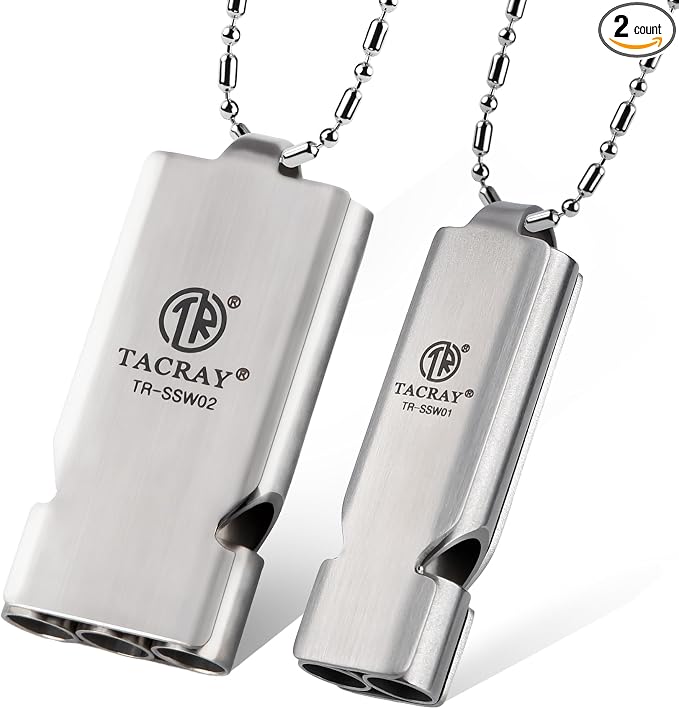 TACRAY Emergency Whistles Lifeguard Safety Whistle by TACRAY