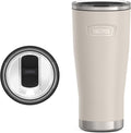 THERMOS ICON SERIES, Stainless Steel Cold Tumbler with Slide Lock, 24 Ounce, Sandstone by Thermos
