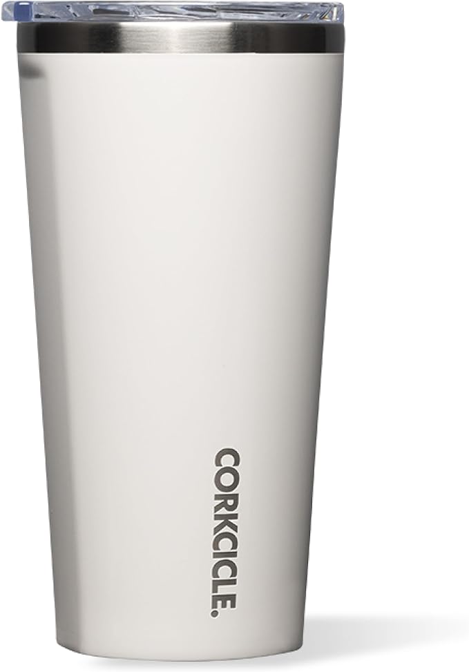 Corkcicle Classic Tumbler - Keeps Drinks Cold for 9 Hours & Hot for 3 - Triple-Insulated Stainless Steel - Holiday Tumbler Gift - 16 oz - Oat Milk by Corkcicle