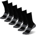 FOOTPLUS Hiking Copper Compression Socks, Unisex Cushioned Sole Arch Support by FOOTPLUS