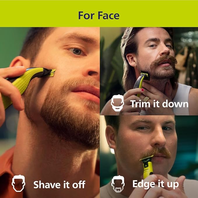 Philips Norelco OneBlade 360 Hybrid Face + Body, Electric Beard Trimmer - Image 2