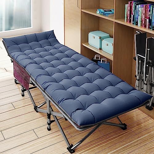DoCred Folding Camping Cot with Mattress, 2 Pack Heavy Duty Folding Cot - Image 2
