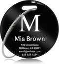 Customized Stainless Steel Luggage Tags: Personalize Your Suitcases, and Bags by Kcule