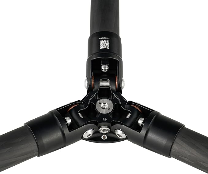 Leofoto 59.8" Lightweight Carbon Fiber Travel Tripod, Professional Compact - Image 3