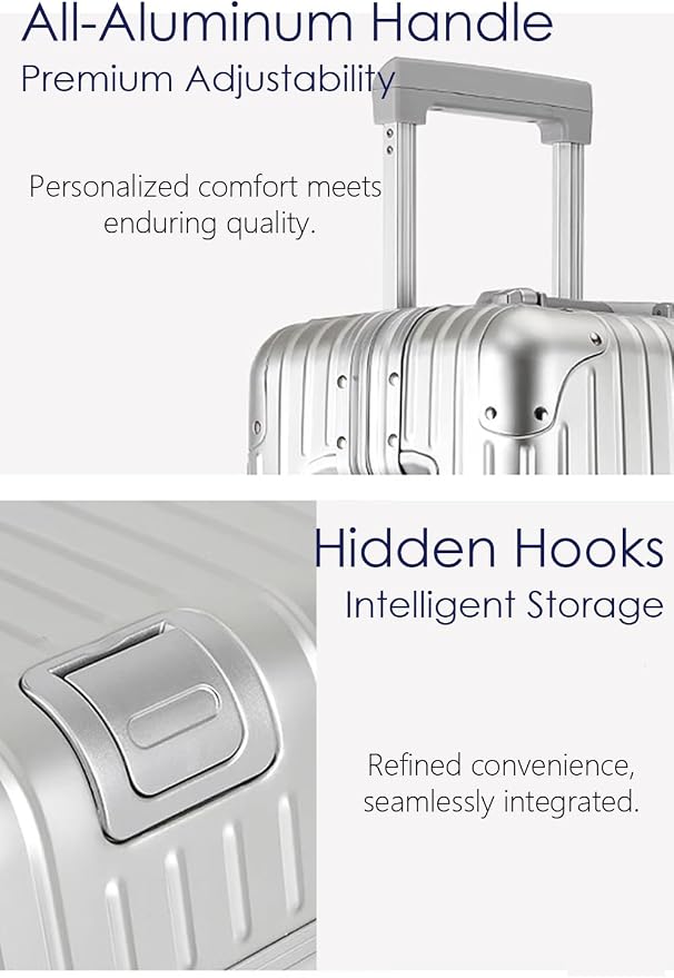 HotWay 28 Inch All Aluminum Checked in Luggage - Image 4