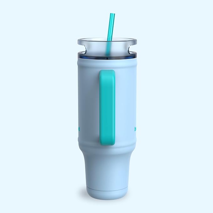 bubba 40 oz Insulated Stainless Steel Tumbler with Handle and Straw - Leakproof, Dishwasher Safe, Cup Holder Tumbler, Lead-Free and BPA-Free, Daydreamin' - Image 2