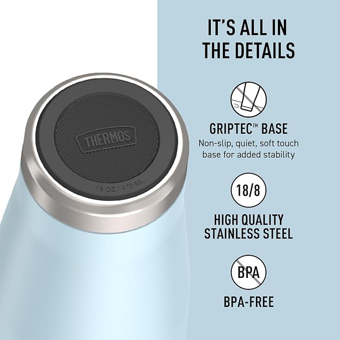THERMOS ICON SERIES, Stainless Steel Tumbler, Glacier, 16 oz - Image 4