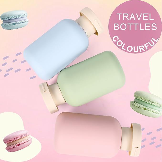ASEVAT 10 oz Plastic Leak Proof Travel Bottles - Image 4